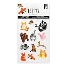 Furry Friends Tattoo Sheet