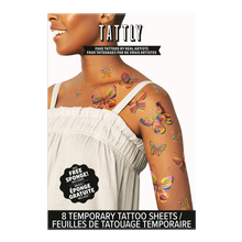 Fluttering Colors Tattoo Set