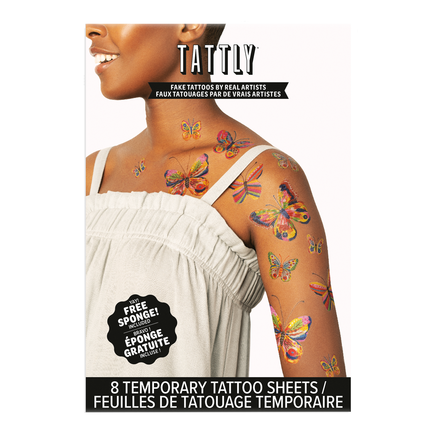 Fluttering Colors Tattoo Set