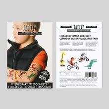 The Go Go Animals Tattoo Set
