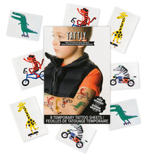 The Go Go Animals Tattoo Set