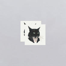 B/W Fancy Cat Tattoo