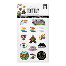 Inclusive Pride Tattoo Sheet