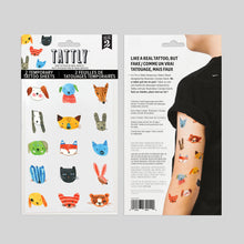 Fuzzy Faces Tattoo Sheet