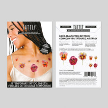 Wild Pansy Tattoo Set