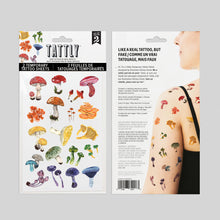 Colorful Mushrooms Tattoo Sheet