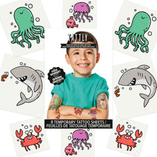 Sea Life Tattoo Set