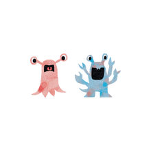 Glitter Monsters Tattoo