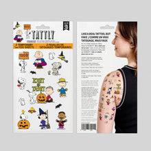 Peanuts Halloween Tattoo Sheet