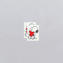 Snoopy Heart Hug Tattoo