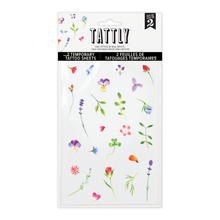 Petite Garden Tattoo Sheet