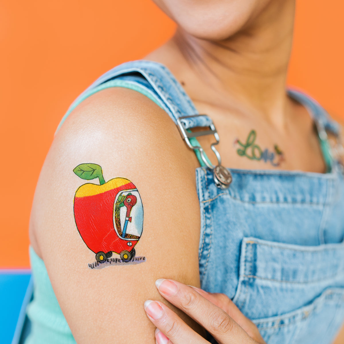 Lowly Apple Car Tattoo by Richard Scarry from Tattly Temporary Tattoos