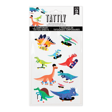 Dino Derby Tattoo Sheet