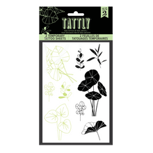 The Glowing Garden Tattoo Sheet (Glow-in-the-Dark)