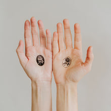 Floral Cameos Tattoo