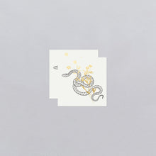 Twisty Snake Flwrs Tattoo