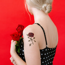 Stitched Rose Tattoo