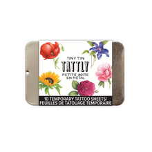 Mini Bouquet Tiny Tattoo Tin