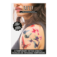 Watercolor Butterflies Tattoo Set