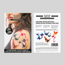 Watercolor Butterflies Tattoo Set