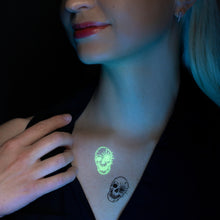 Glowing Skulls Tattoo (Glow-in-the-Dark)