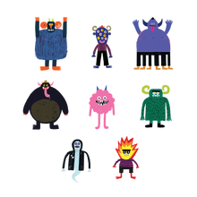 The Spooky Squad Tattoo Set