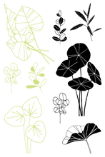 The Glowing Garden Tattoo Sheet (Glow-in-the-Dark)