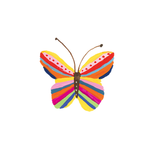 Rainbow Butterfly Tattoo