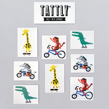 The Go Go Animals Tattoo Set