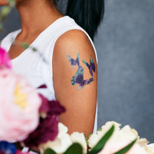 Watercolor Butterflies Tattoo Set