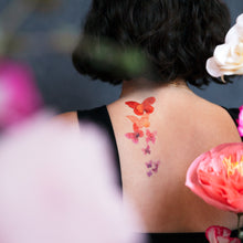 Coral Butterflies Tattoo