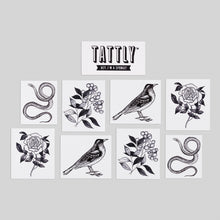 Flora and Fauna Tattoo Set