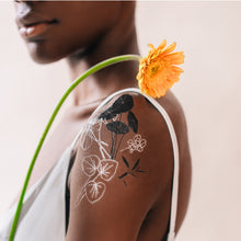The Glowing Garden Tattoo Sheet (Glow-in-the-Dark)