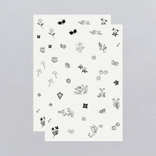 Tiny Nature Tattoo Sheet