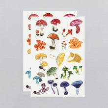 Colorful Mushrooms Tattoo Sheet
