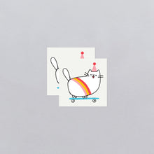 Skateboard Kitty Tattoo