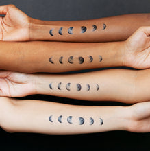 Moon Phases Tattoo