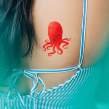 Ruby Octopus Tattoo