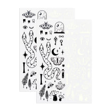The Curiosities Tattoo Sheet (Glow-in-the-Dark)