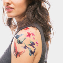 Watercolor Butterflies Tattoo Set