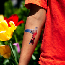 Watercolor Hummingbird Tattoo