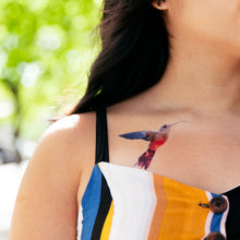 Watercolor Hummingbird Tattoo