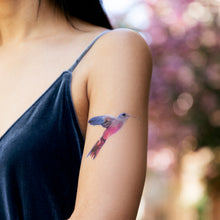 Watercolor Hummingbird Tattoo