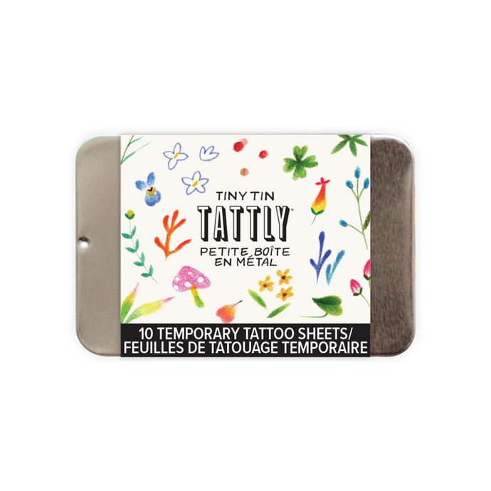 Tiny Imaginary Garden Tattoo Tin