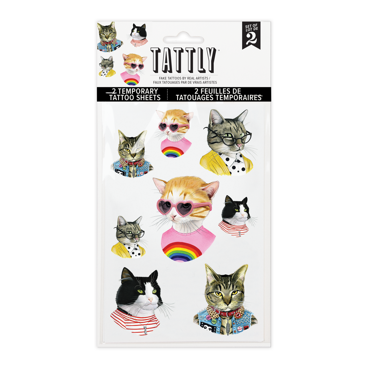 Cat People Tattoo Sheet