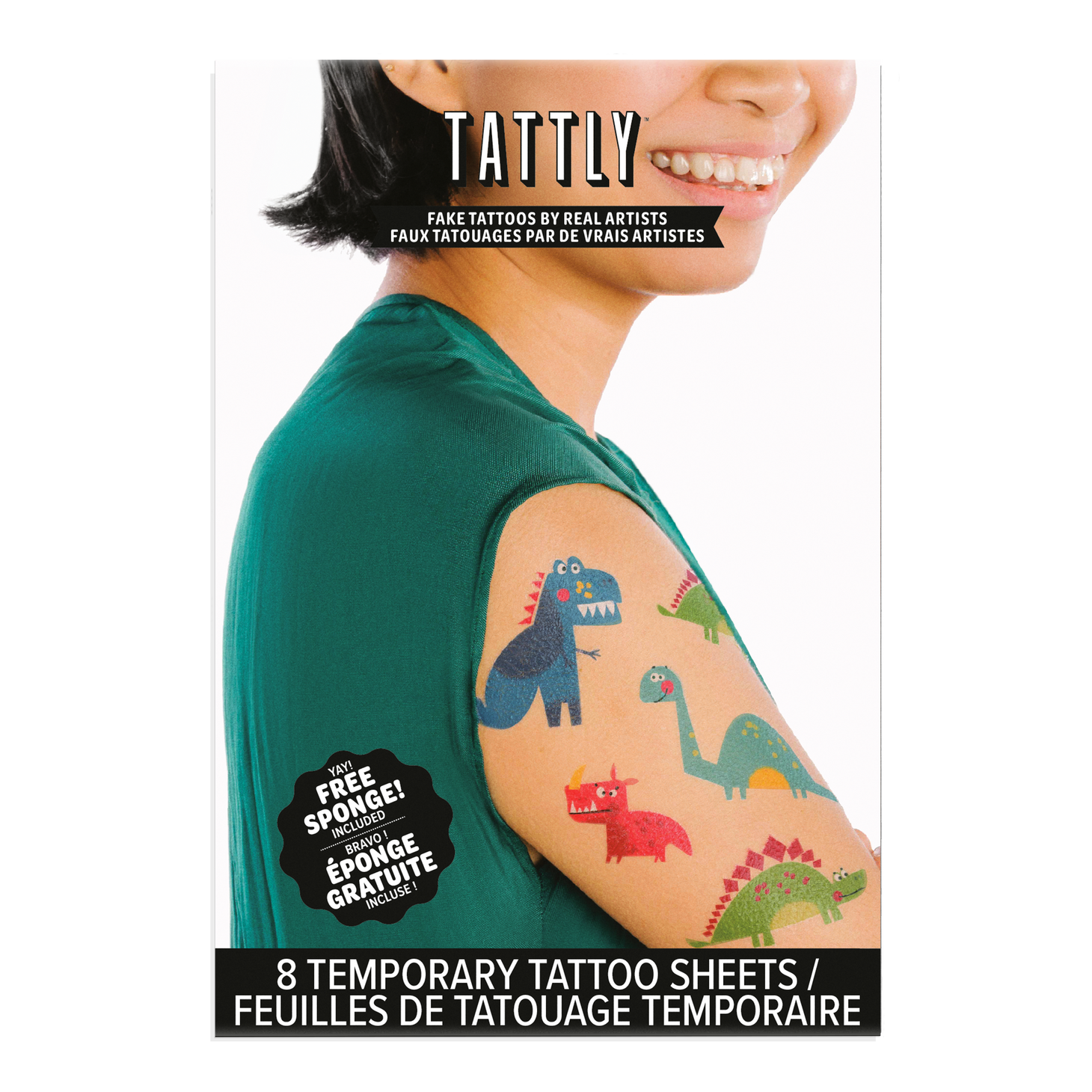 Dino Friends Tattoo Set
