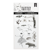 Gorey’s Creatures & Figures Tattoo Sheet