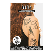 Flora and Fauna Tattoo Set