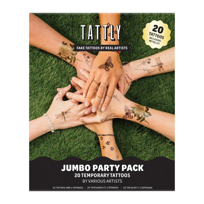Flutter & Bloom Tattoo Jumbo Party Pack
