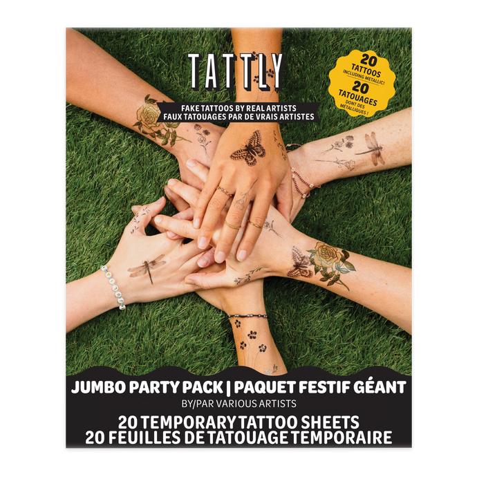 Flutter & Bloom Tattoo Jumbo Party Pack